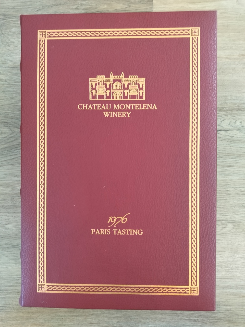 Chateau Montelena 1976 Paris Tasting 20th Anniv SIGNED Case Certificate Box